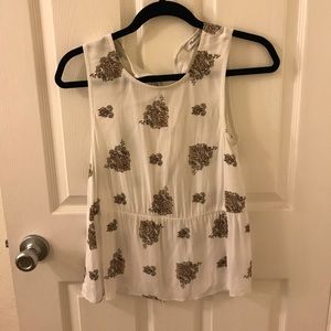 Madewell drop waist tank